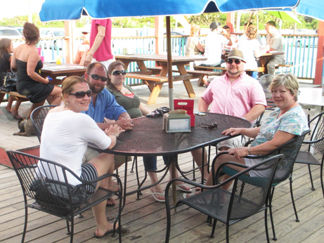 Our group at the North Beach Grill. 
